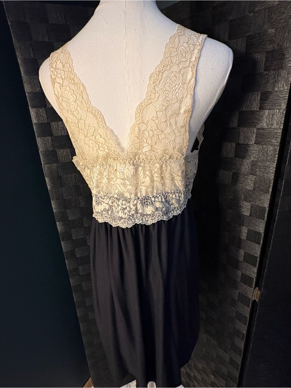 Y2K Seductivewear by Cinema Étoile Black Baby Doll Lace Dress - Picture 3 of 6